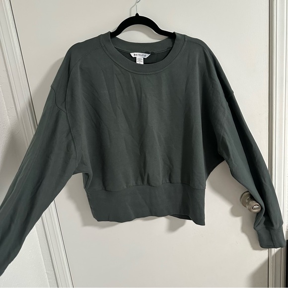 Athleta Green Boxy Long Sleeve Hoodie - Picture 1 of 8